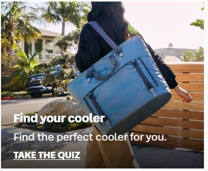 Find your cooler - Find the perfect cooler for you. Take the quiz