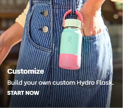 Customize - Build your own custom Hydro Flask. Start now